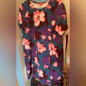 JOE FRESH FLORAL DRESS 22.5” PTP
